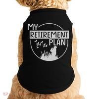 Retired Hunting Retirement Plan Gift Doggie Tank thumb 0