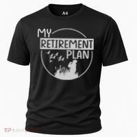 Retired Hunting Retirement Plan Gift Cooling Performance Crew T-Shirt thumb 0