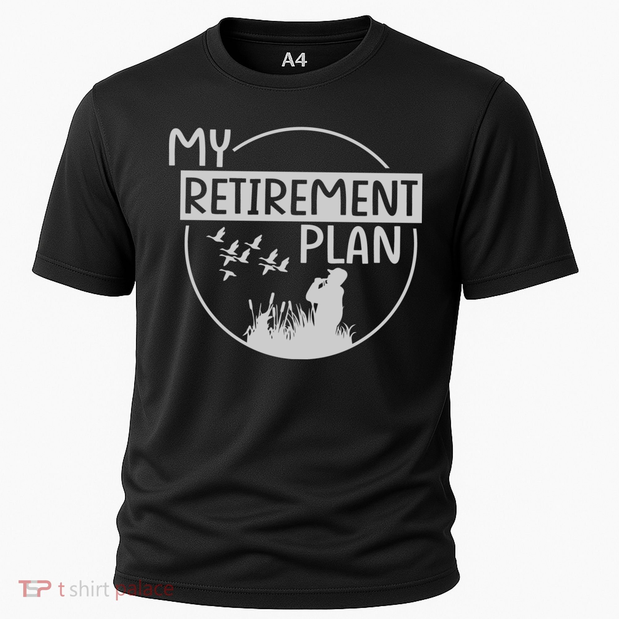 Retired Hunting Retirement Plan Gift Cooling Performance Crew T-Shirt