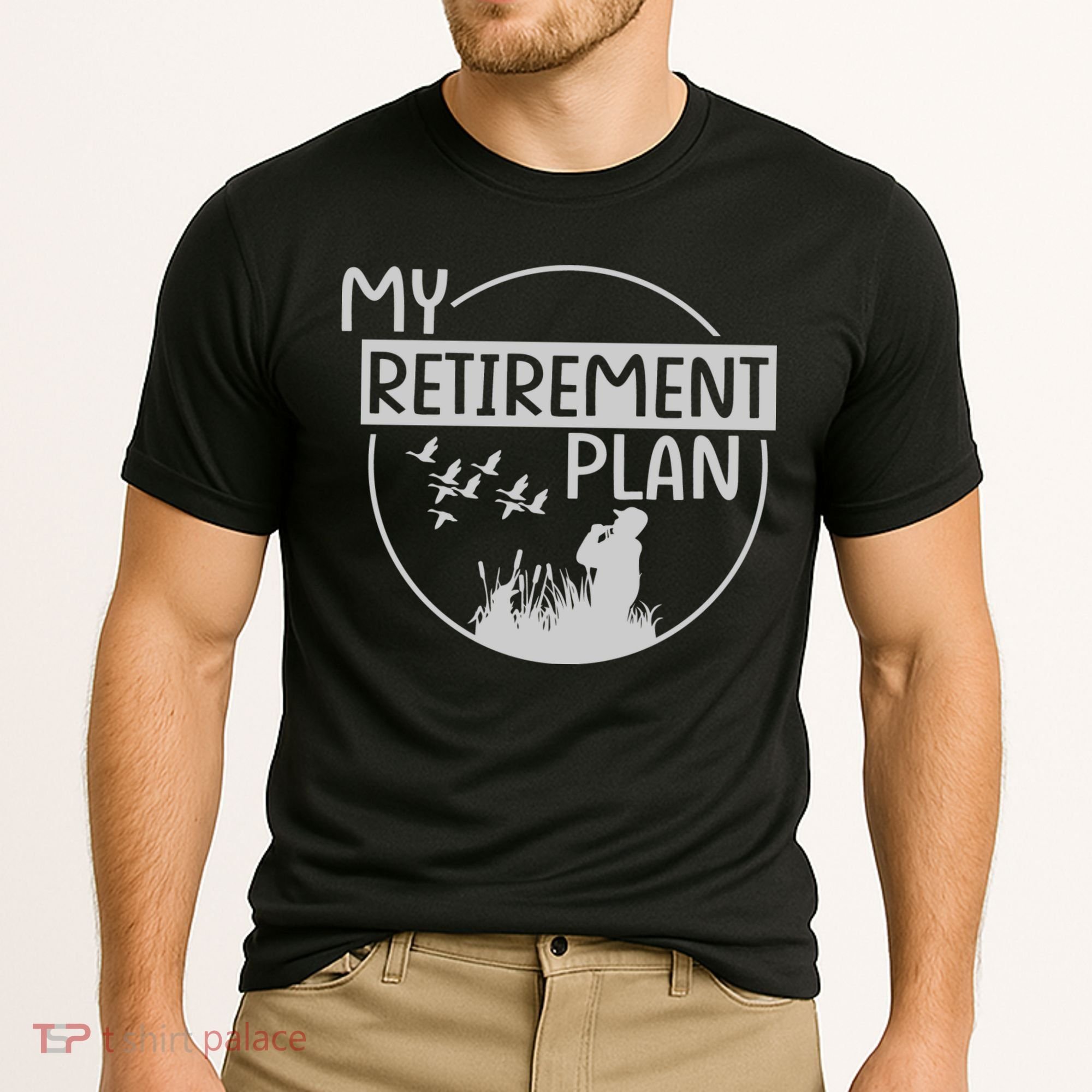 Retired Hunting Retirement Plan Gift Cooling Performance Crew T-Shirt