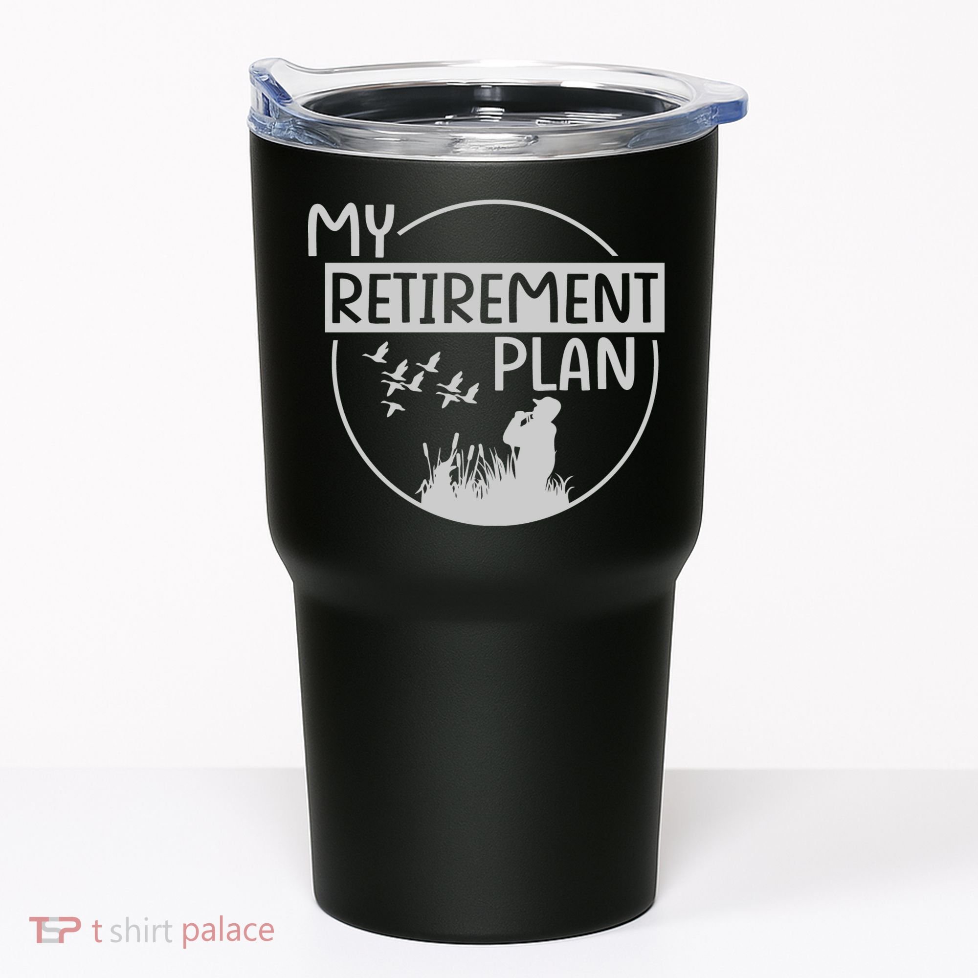 Retired Hunting Retirement Plan Gift Tumbler