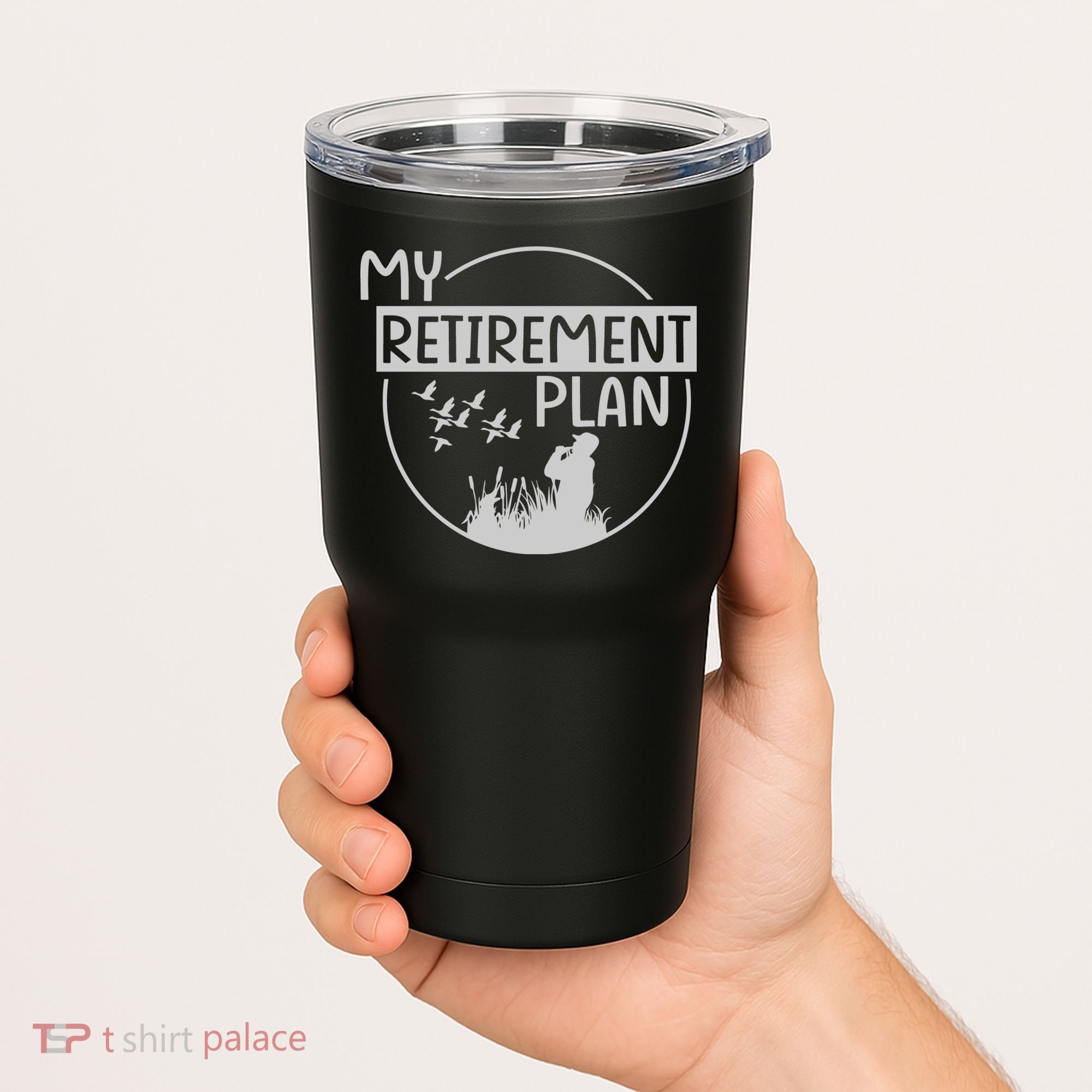 Retired Hunting Retirement Plan Gift Tumbler