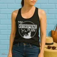 Retired Hunting Retirement Plan Gift Women's Tank Top thumb 2