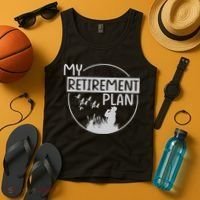 Retired Hunting Retirement Plan Gift Tank Top thumb 4