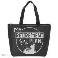 Retired Hunting Retirement Plan Gift Tote Bag thumb 0