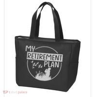 Retired Hunting Retirement Plan Gift Tote Bag thumb 3
