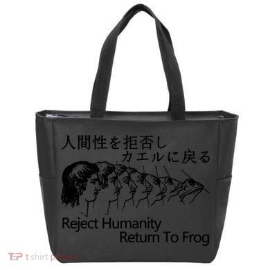 Reject Humanity Return To Frog Japanese Tote Bag