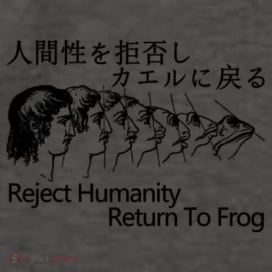 Reject Humanity Return To Frog Japanese Vector Backpack