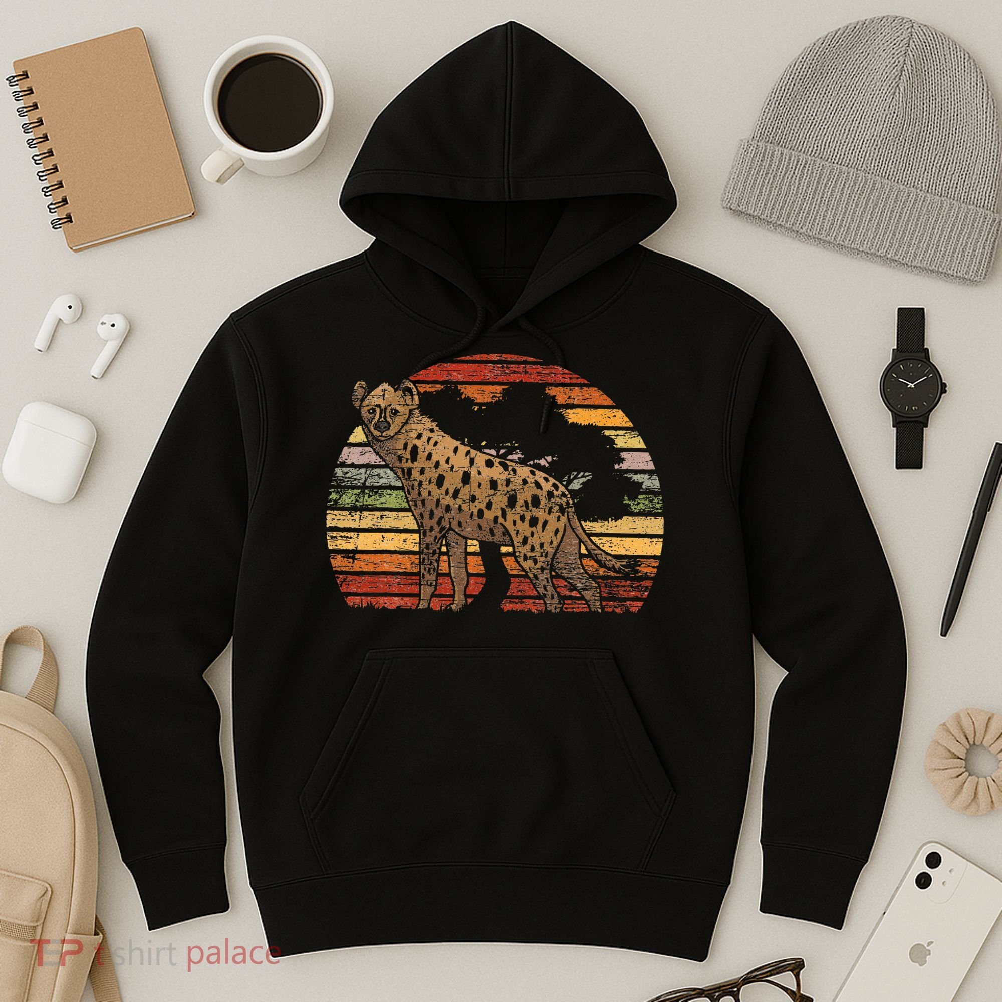 Retro Hyena Hoodie