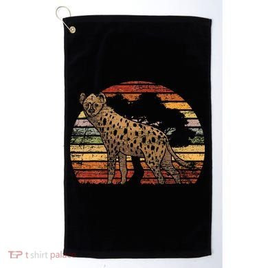Retro Hyena Golf Towel