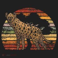 Retro Hyena Golf Towel thumb 3