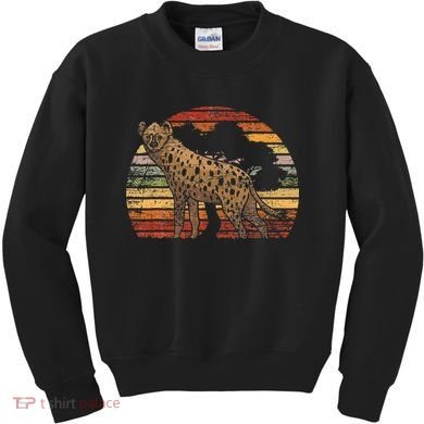 Retro Hyena Kids Sweatshirt