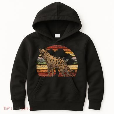 Retro Hyena Kids Hoodie