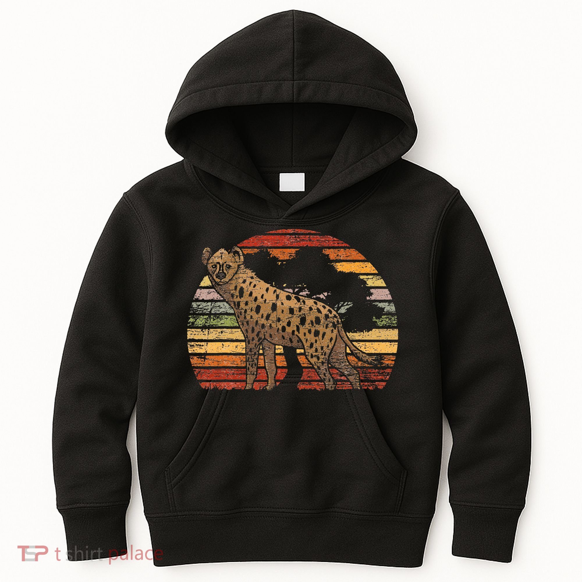 Retro Hyena Kids Hoodie