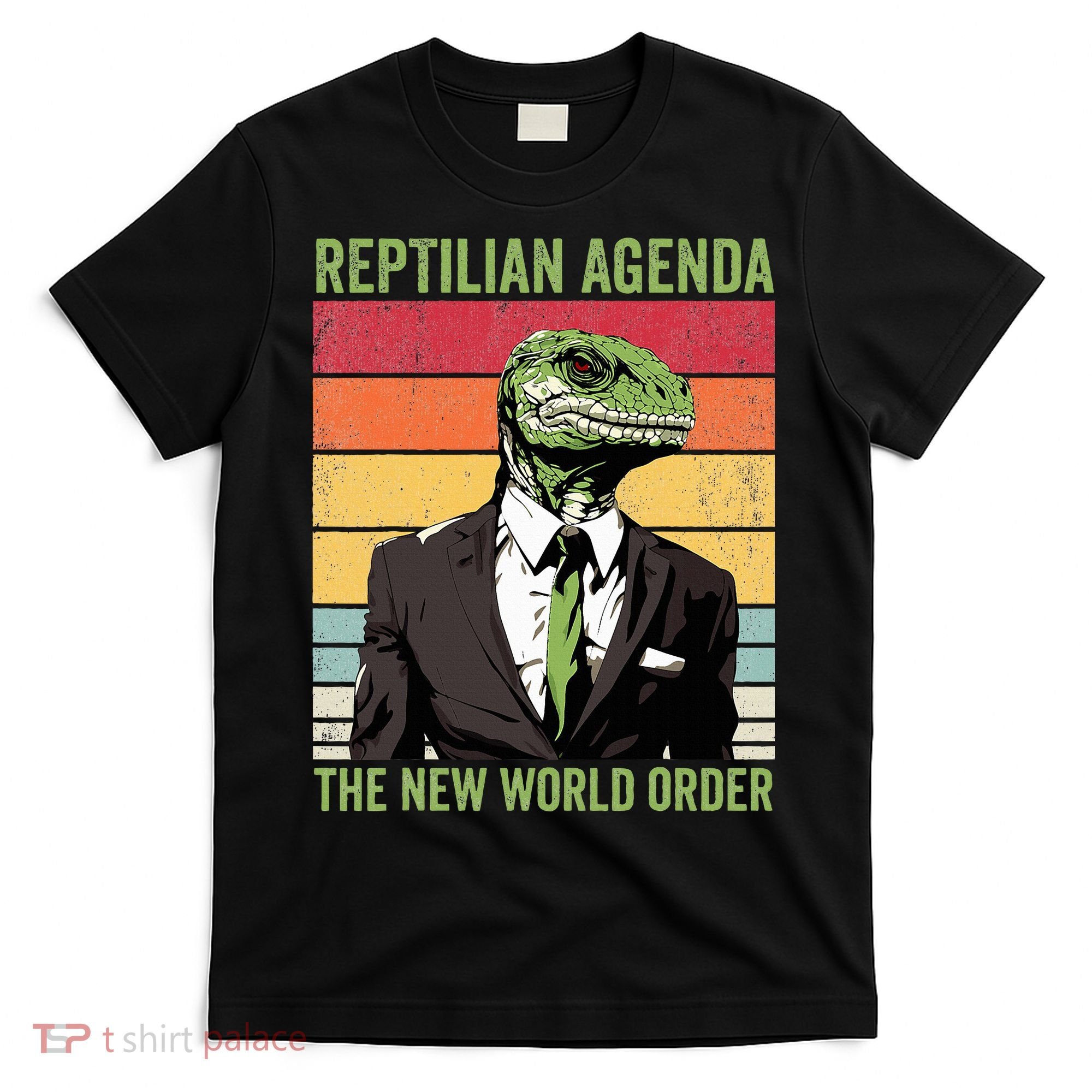 Reptilian Humanoid Reptilian Agenda Lizard People T-Shirt