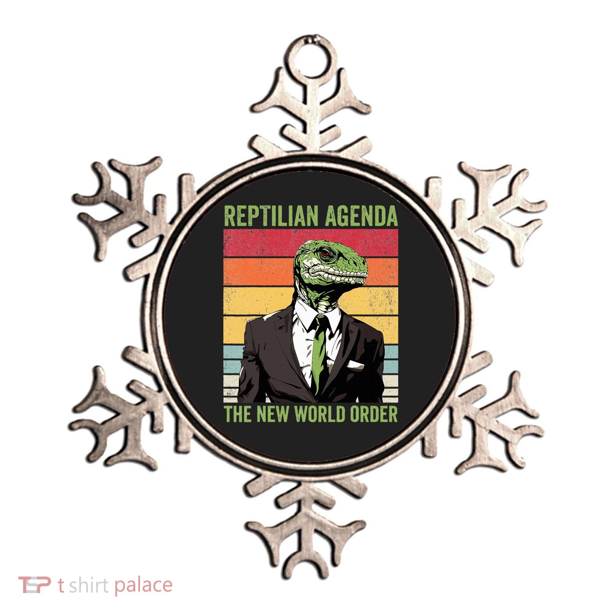 Reptilian Humanoid Reptilian Agenda Lizard People Ornament