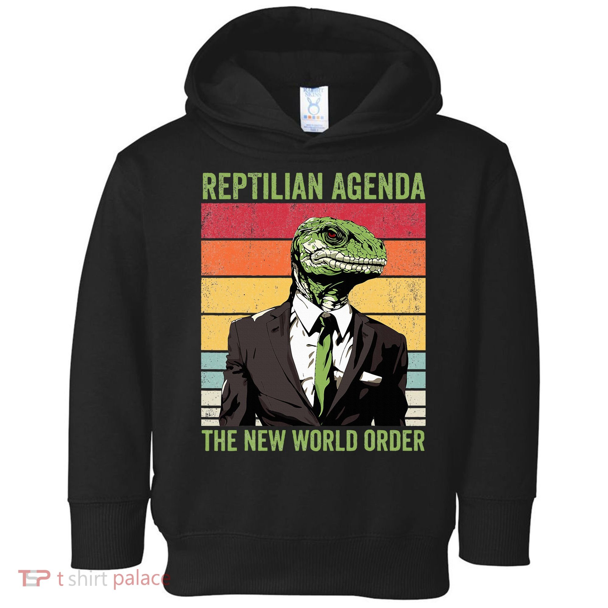 Reptilian Humanoid Reptilian Agenda Lizard People Toddler Hoodie