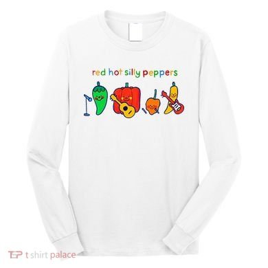 Red Hot Silly Peppers Funny Long Sleeve Shirt