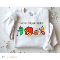 Red Hot Silly Peppers Funny Sweatshirt thumb 2