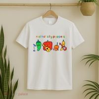 Red Hot Silly Peppers Funny T-Shirt thumb 2