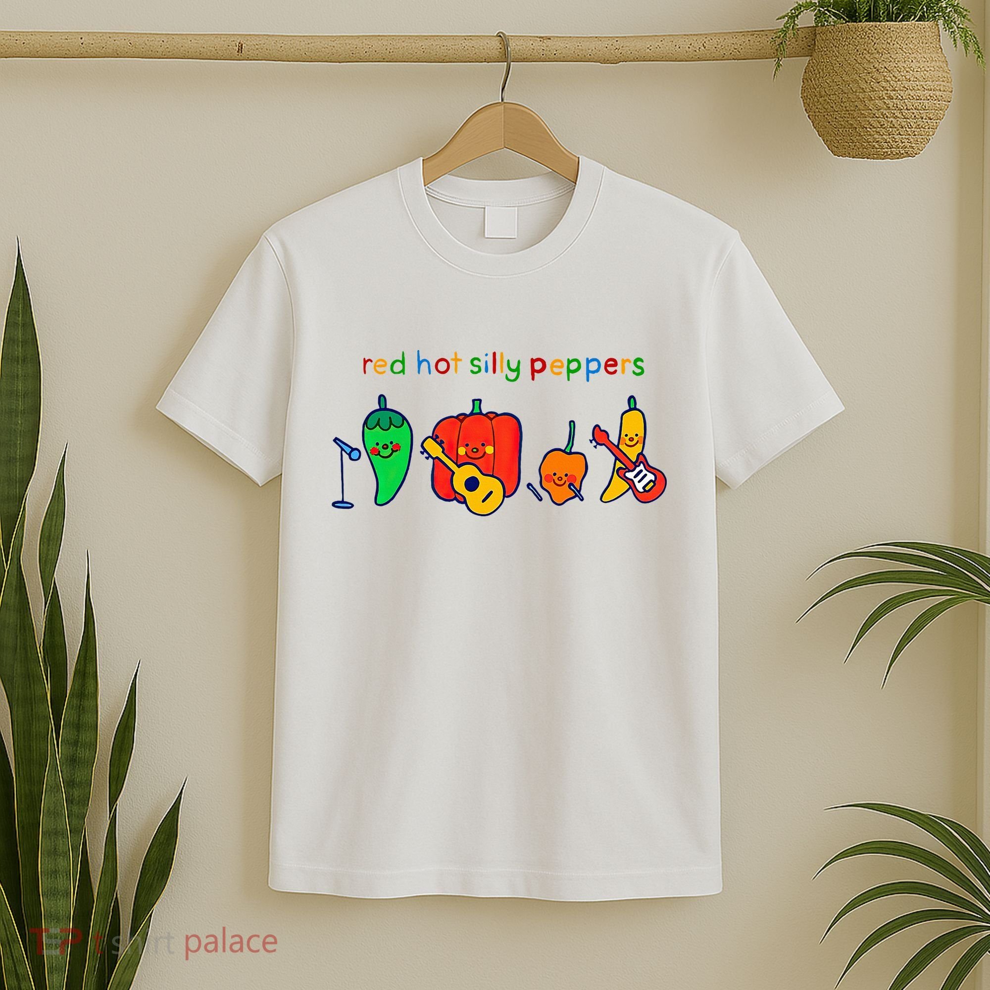 Red Hot Silly Peppers Funny T-Shirt