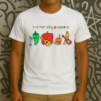 Red Hot Silly Peppers Funny T-Shirt thumb 3