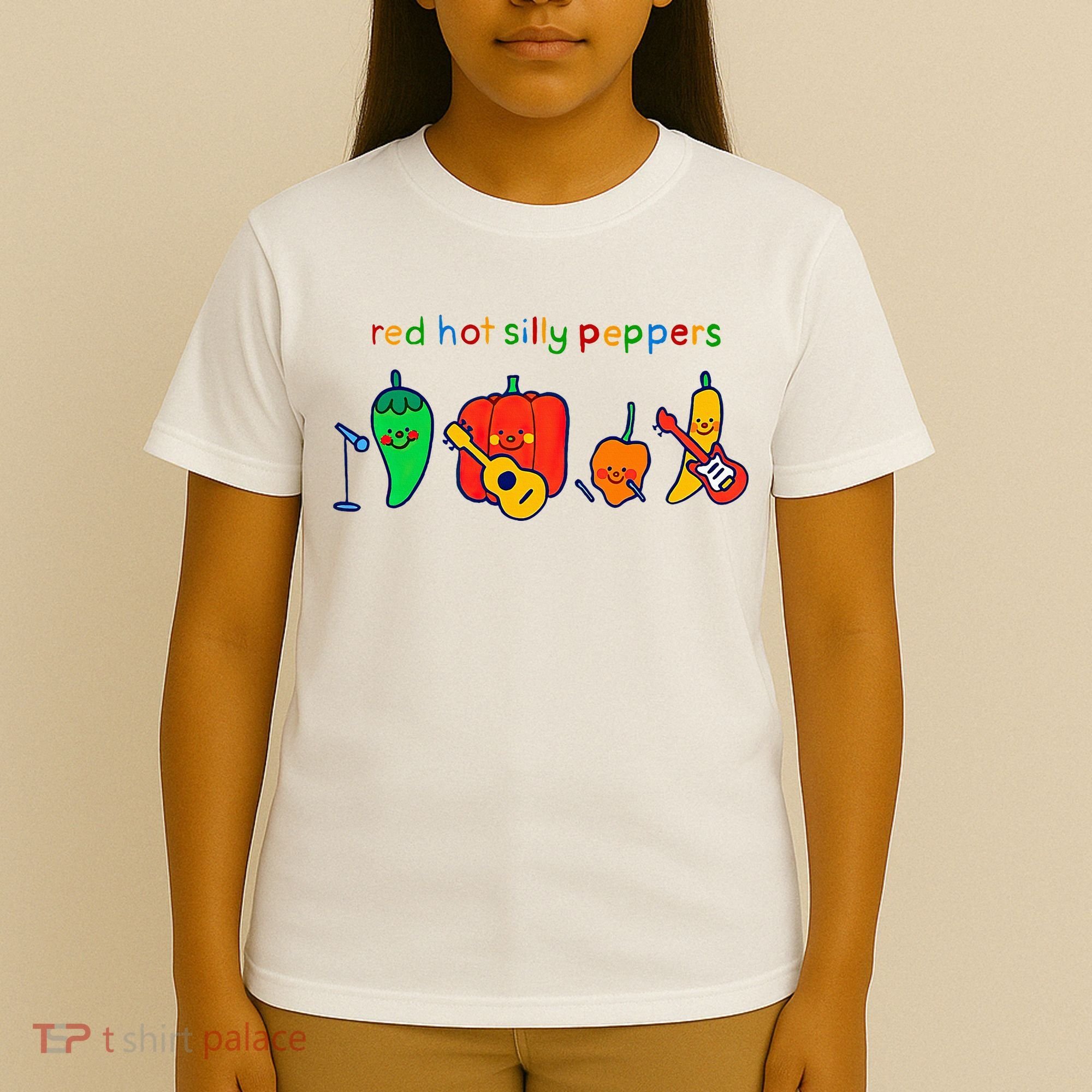Red Hot Silly Peppers Funny T-Shirt