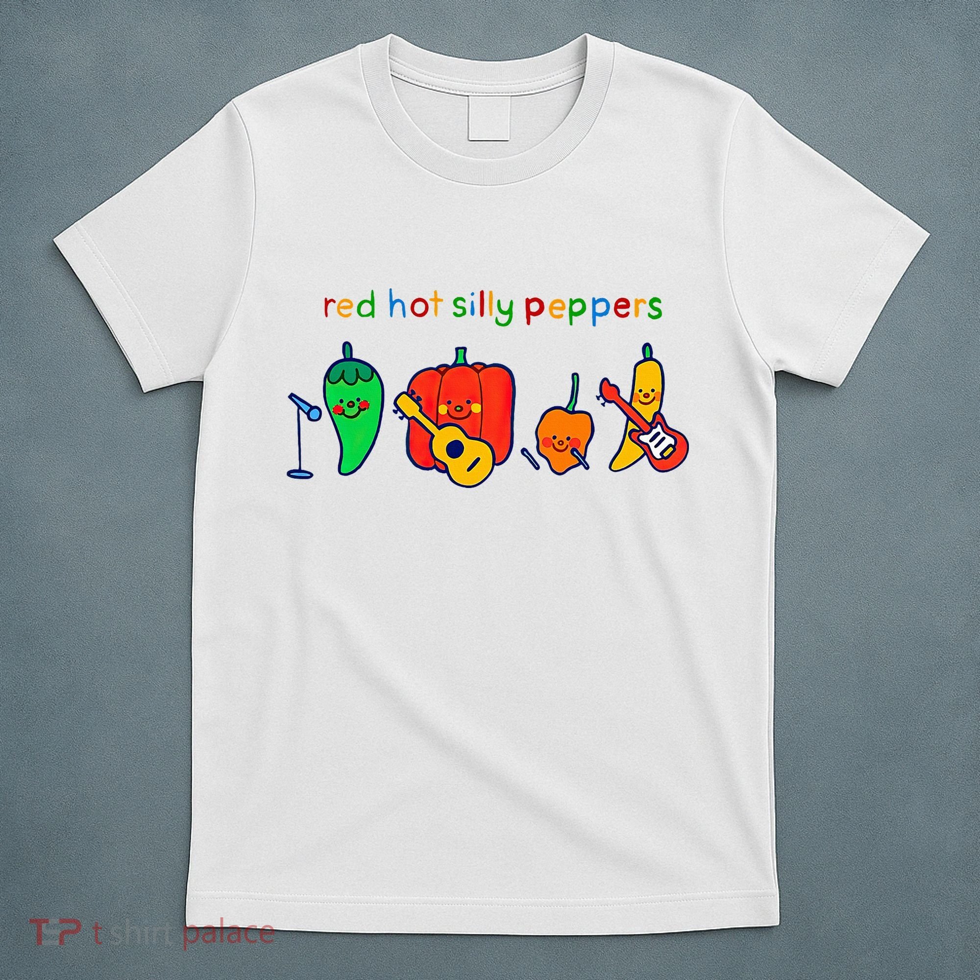Red Hot Silly Peppers Funny T-Shirt