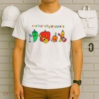 Red Hot Silly Peppers Funny T-Shirt thumb 6