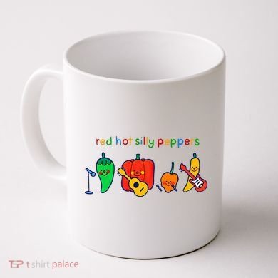 Red Hot Silly Peppers Funny Coffee Mug