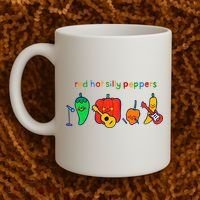 Red Hot Silly Peppers Funny Coffee Mug thumb 2