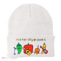 Red Hot Silly Peppers Funny Beanie thumb 0