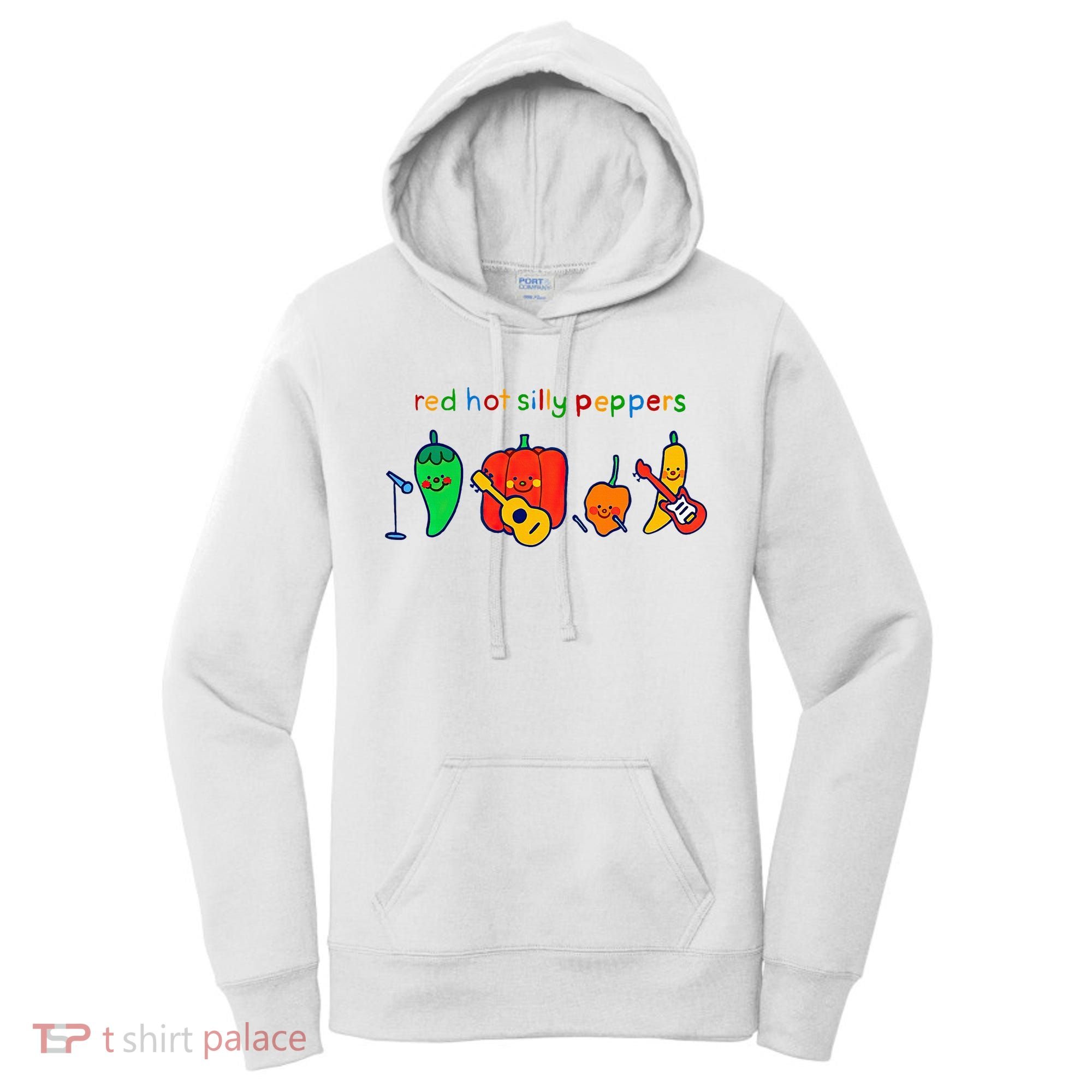 Red Hot Silly Peppers Funny Women's Hoodie
