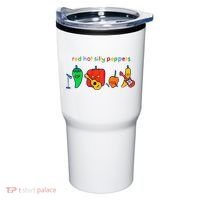 Red Hot Silly Peppers Funny Tumbler thumb 0