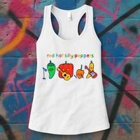 Red Hot Silly Peppers Funny Women's Tank Top thumb 3