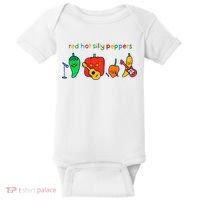 Red Hot Silly Peppers Funny Baby Bodysuit thumb 0