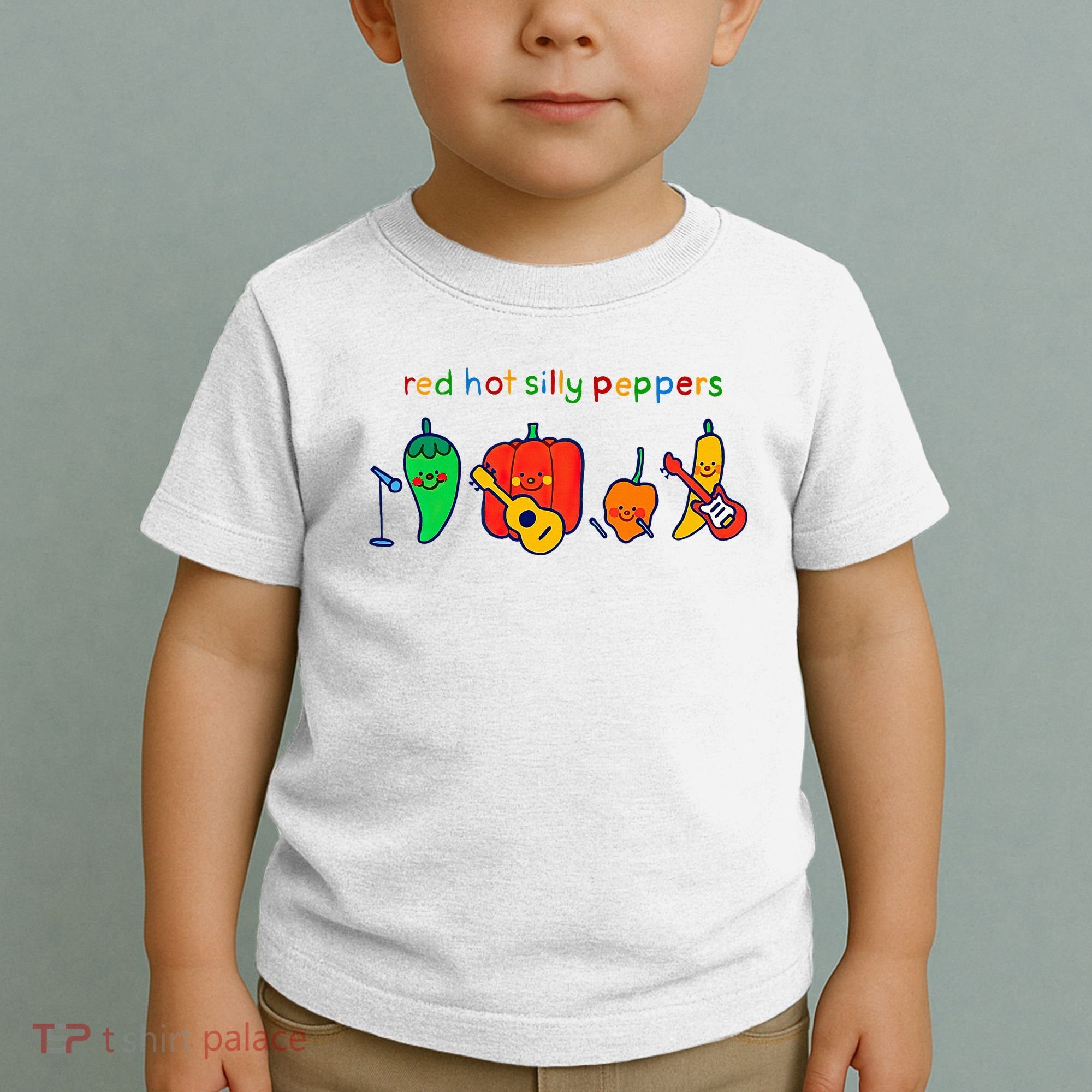 Red Hot Silly Peppers Funny Toddler T-Shirt