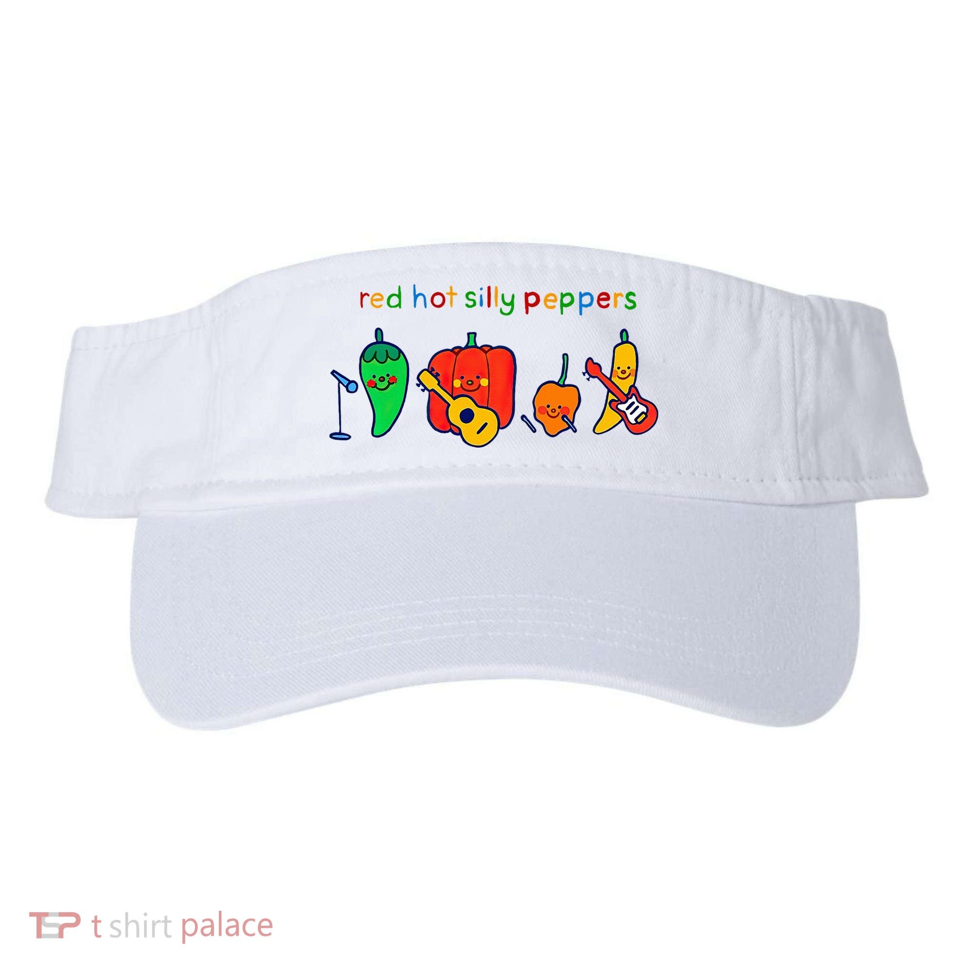 Red Hot Silly Peppers Funny Visor