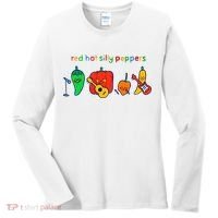 Red Hot Silly Peppers Funny Women's Long Sleeve Shirt thumb 0