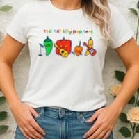Red Hot Silly Peppers Funny Women's T-Shirt thumb 2