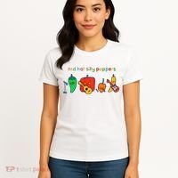 Red Hot Silly Peppers Funny Women's T-Shirt thumb 4