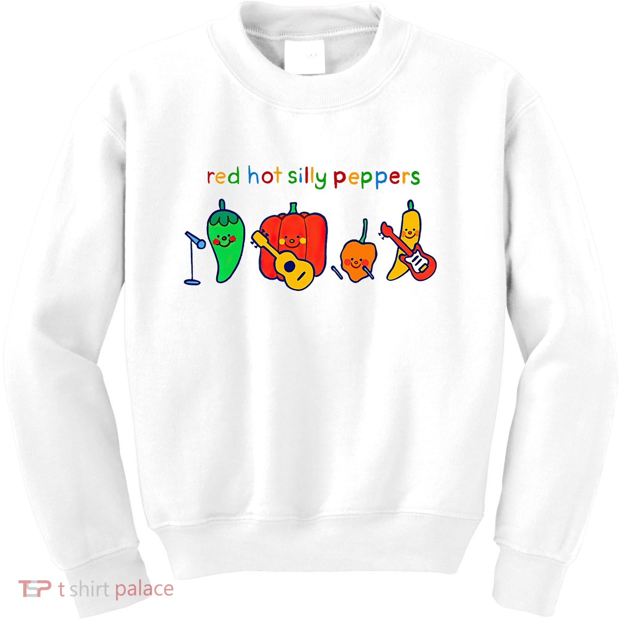 Red Hot Silly Peppers Funny Kids Sweatshirt