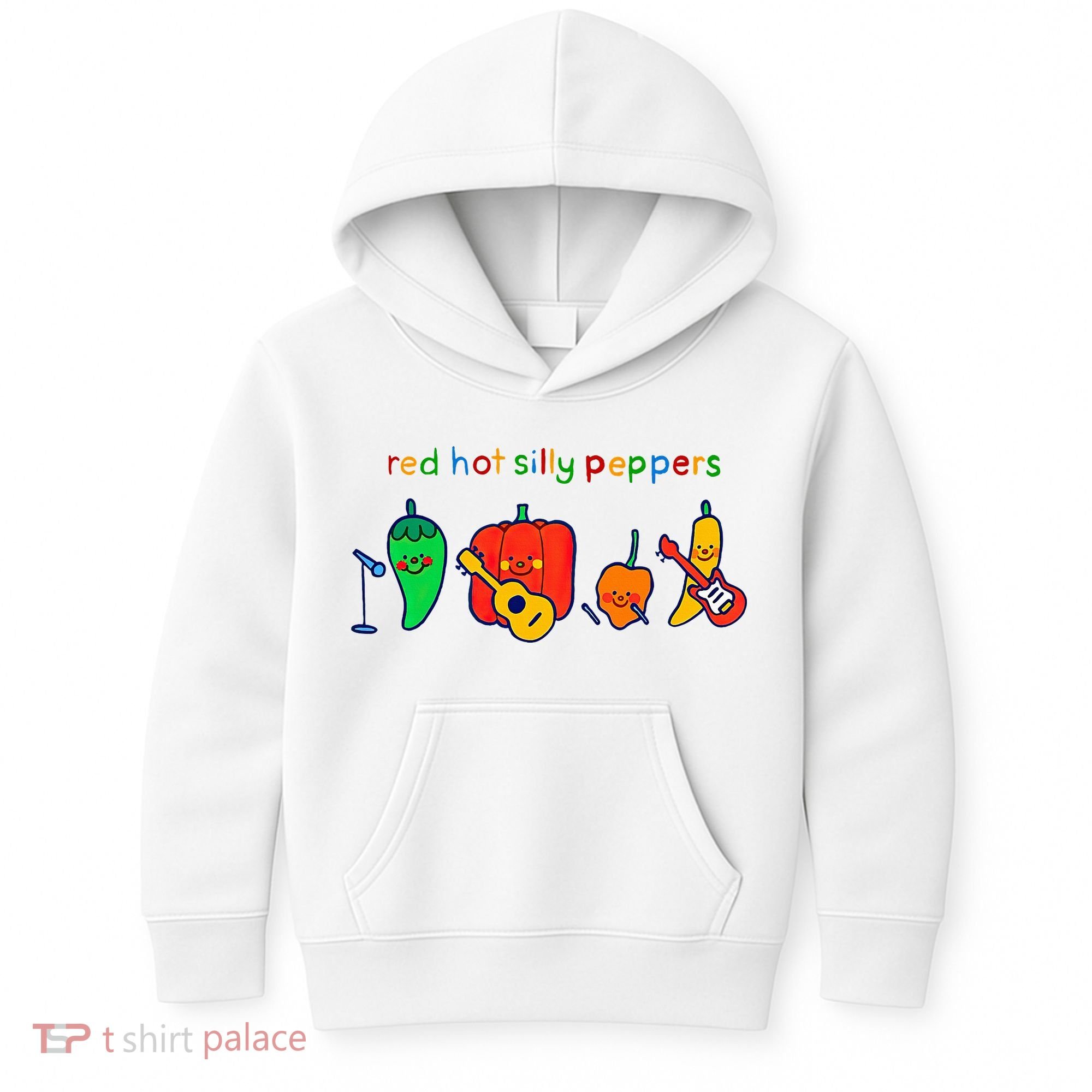 Red Hot Silly Peppers Funny Kids Hoodie