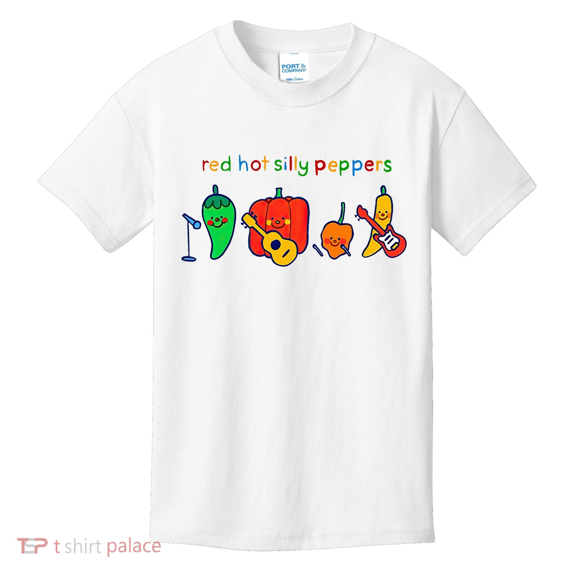 Red Hot Silly Peppers Funny Kids T-Shirt