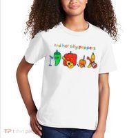 Red Hot Silly Peppers Funny Kids T-Shirt thumb 2