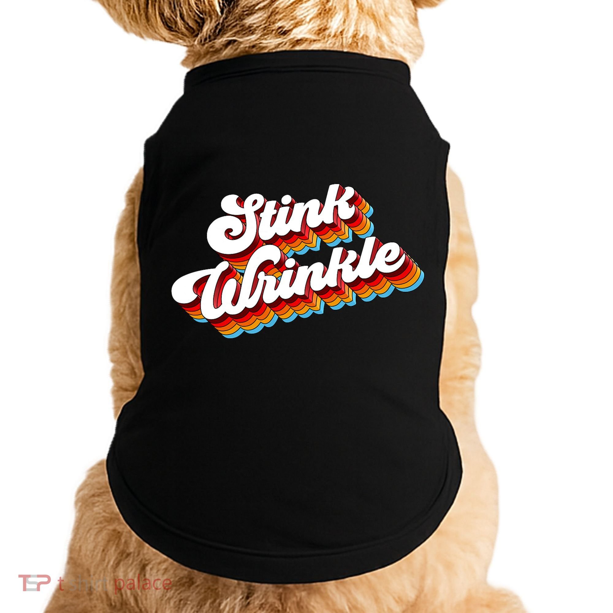 Retro Humor Stink Wrinkle Doggie Tank
