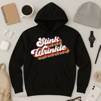 Retro Humor Stink Wrinkle Hoodie thumb 3