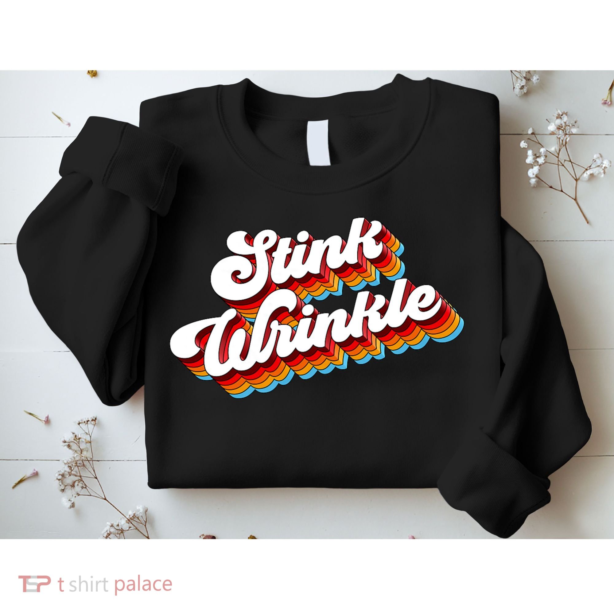 Retro Humor Stink Wrinkle Sweatshirt