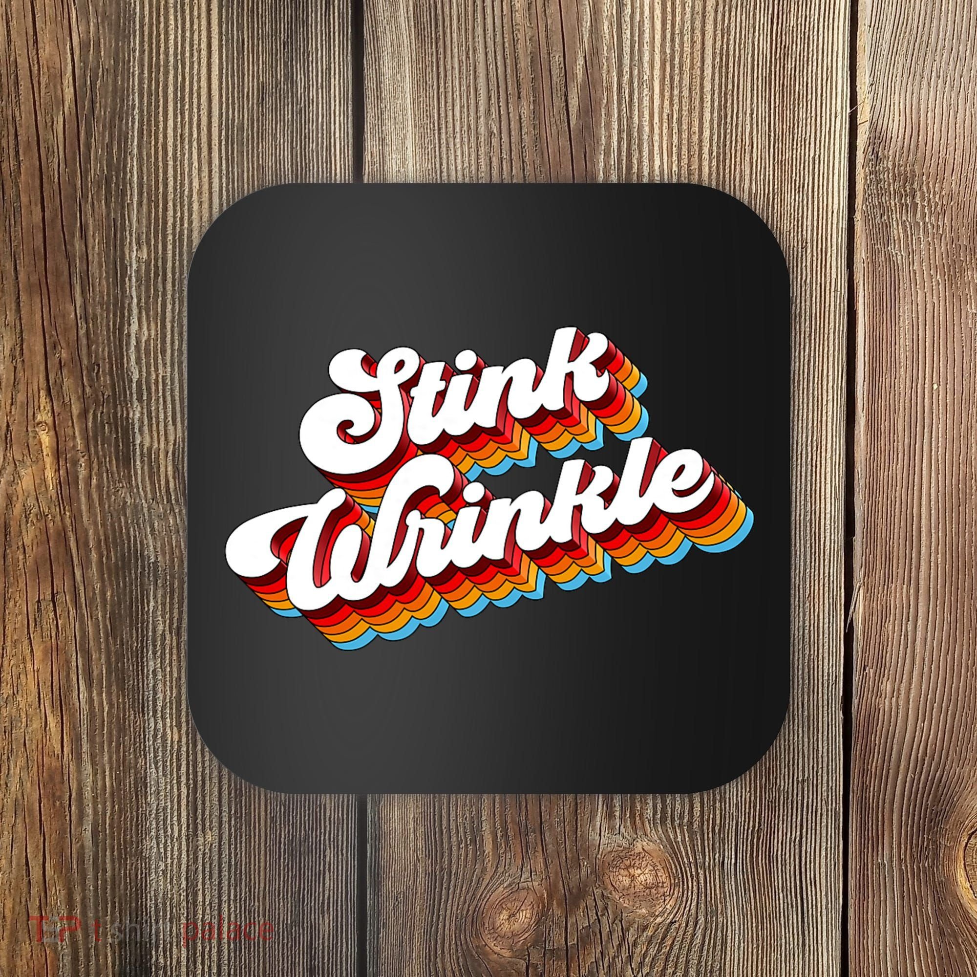 Retro Humor Stink Wrinkle Coaster