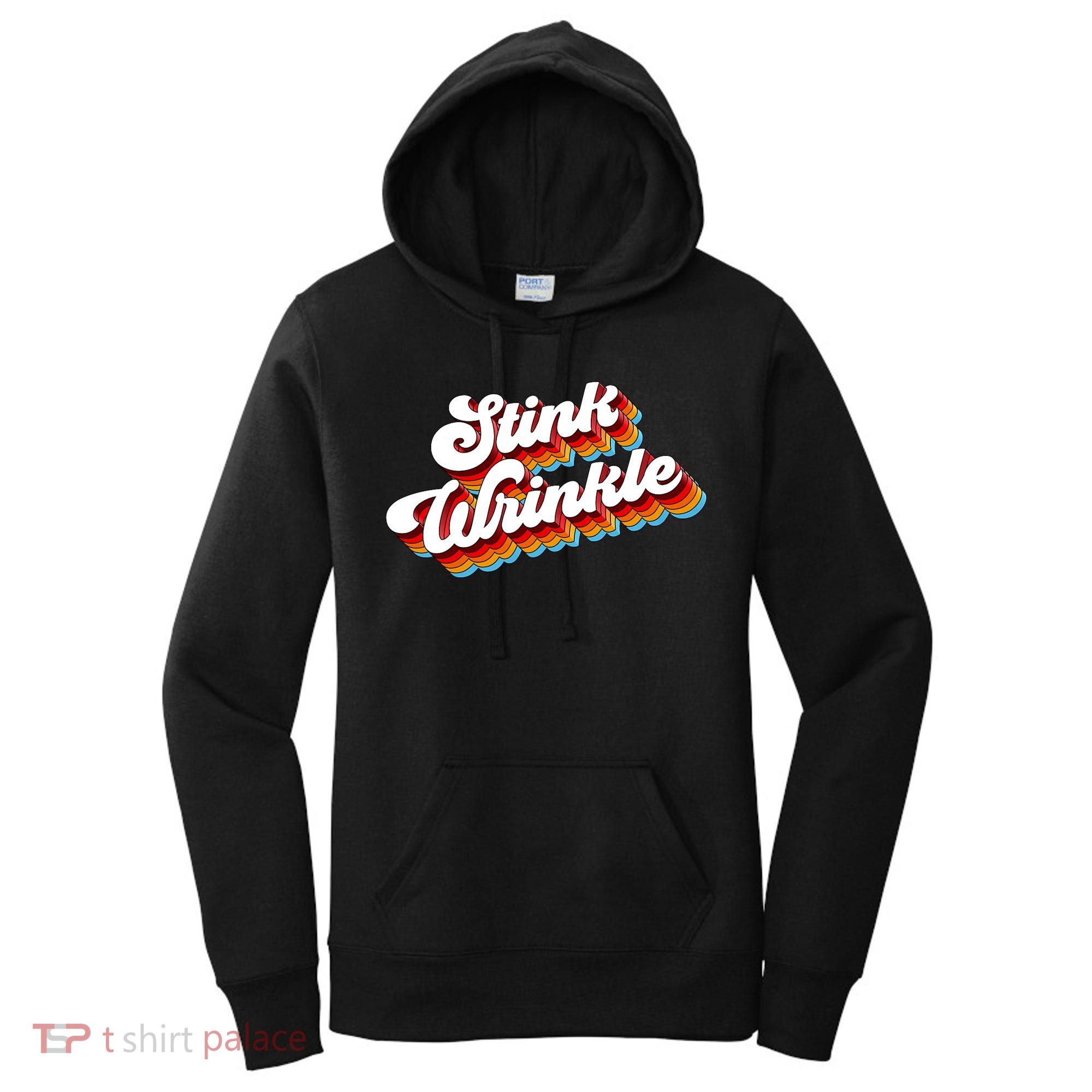Retro Humor Stink Wrinkle Women's Hoodie